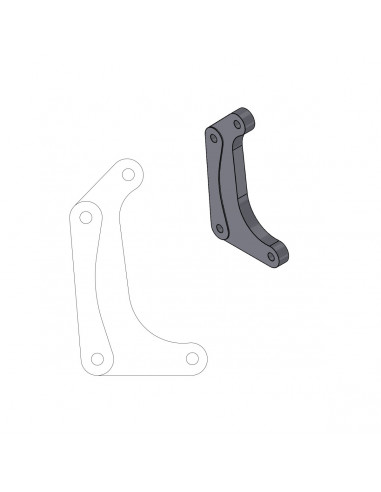 MOTO-MASTER RELOCATION BRACKET BREMSZANGE SM RACING 320MM