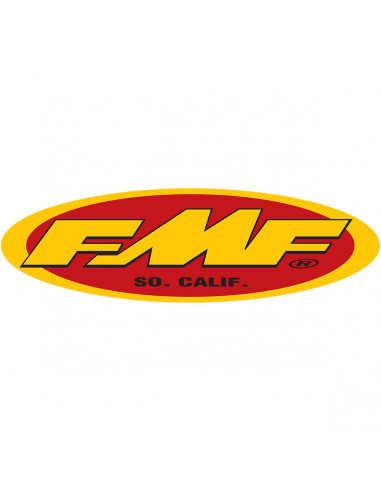 FMF OVAL PROMO STICKER 127 CM (5 ) YELLOW-RED