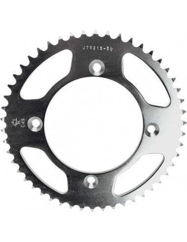 JT SPROCKETS R215.50 HINTEN KETTENRAD 50 ZÄHNE 420 TEILUNG NATUR C49 KOHLENSTOFFREICHER STAHL