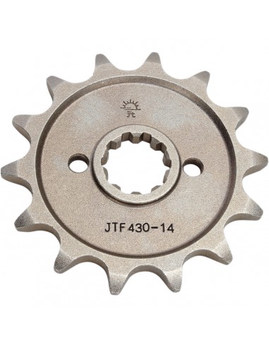 JT SPROCKETS F430.14 VORDERES ERSATZ KETTENRAD 14 ZÄHNE 520 TEILUNG NATURSTAHL