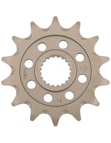 JT SPROCKETS F1446.14SC VORDERES SELBSTREINIGENDES KETTENRAD 14 ZÄHNE 520 PITCH NATURSTAHL