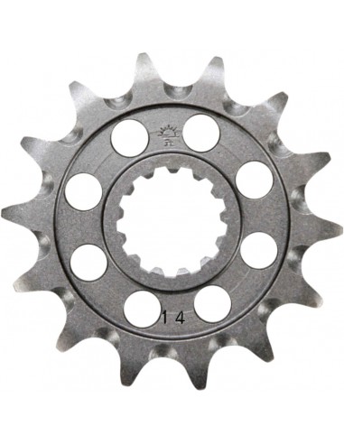 JT SPROCKETS F1565.14SC VORDERES SELBSTREINIGENDES KETTENRAD 14 ZÄHNE 520 PITCH NATURSTAHL