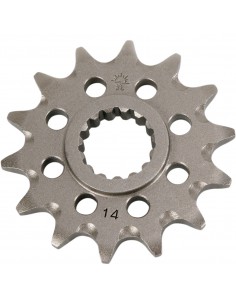 JT SPROCKETS F1901.14SC VORDERES SELBSTREINIGENDES KETTENRAD 14 ZÄHNE 520 PITCH NATURSTAHL