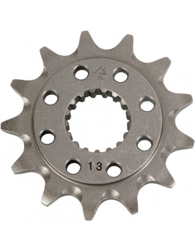 JT SPROCKETS F284.13SC VORDERES SELBSTREINIGENDES KETTENRAD 13 ZÄHNE 520 PITCH NATURSTAHL