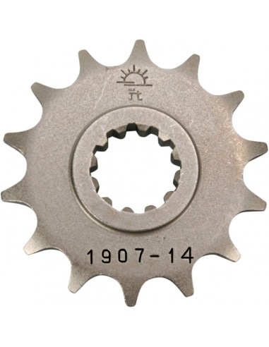 JT SPROCKETS F1907.14 VORDERES ERSATZ KETTENRAD 14 ZÄHNE 428 TEILUNG NATURSTAHL