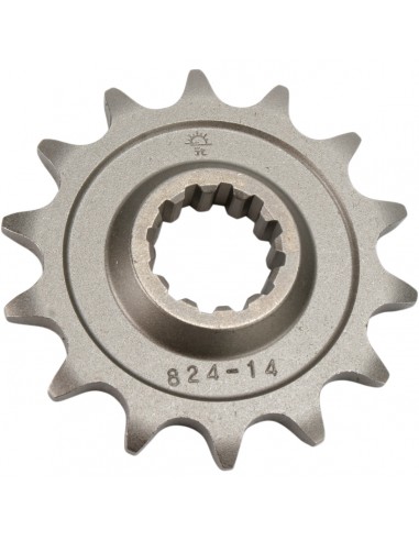 JT SPROCKETS F824.16 VORDERES ERSATZ KETTENRAD 16 ZÄHNE 520 PITCH NATÜRLICHE CHROMOLY STAHLLEGIERUNG