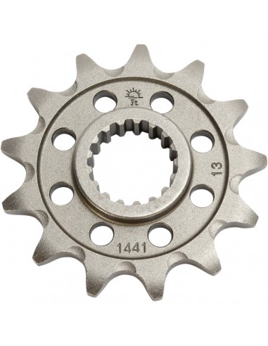 JT SPROCKETS F1441.13SC VORDERES SELBSTREINIGENDES KETTENRAD 13 ZÄHNE 520 PITCH NATÜRLICHE CHROMOLY STAHLLEGIERUNG