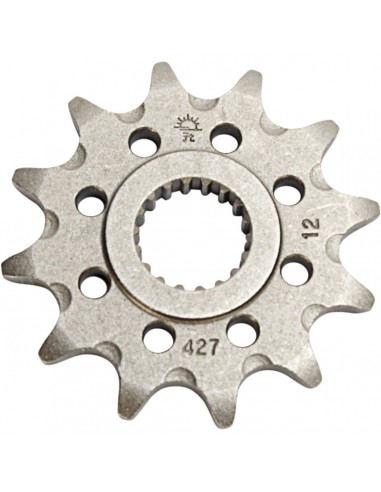 JT SPROCKETS F427.12SC VORDERES SELBSTREINIGENDES KETTENRAD 12 ZÄHNE 520 PITCH NATÜRLICHE CHROMOLY STAHLLEGIERUNG