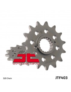 JT SPROCKETS F403.14 VORDERES ERSATZ KETTENRAD 14 ZÄHNE 520 TEILUNG NATUR SCM420 CHROMOLY STAHLLEGIERUNG 2