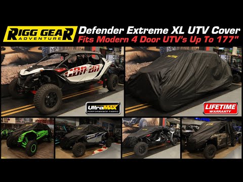 Video: Defender Extreme Pro XL UTV Abdeckung