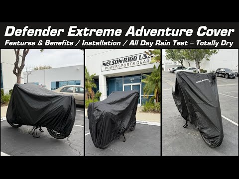 Video: Defender Extreme Motorradabdeckung