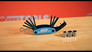 Video: Outback'R H13 Faltbares HD Multi-Tool für Harley Davidson Motorräder