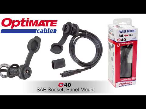 Video: OptiMate™ SAE Panel Mount Steckdose